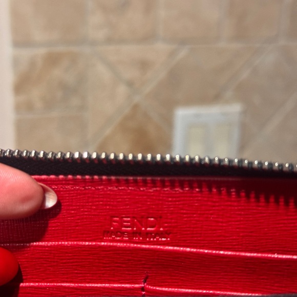 Fendi Black Monster Eye Wallet New - Picture 4 of 6